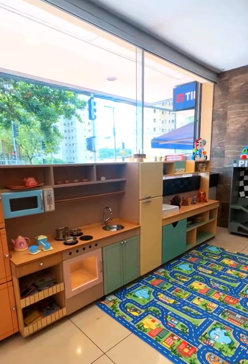 Área kids de Padaria Bella Città Guaporé