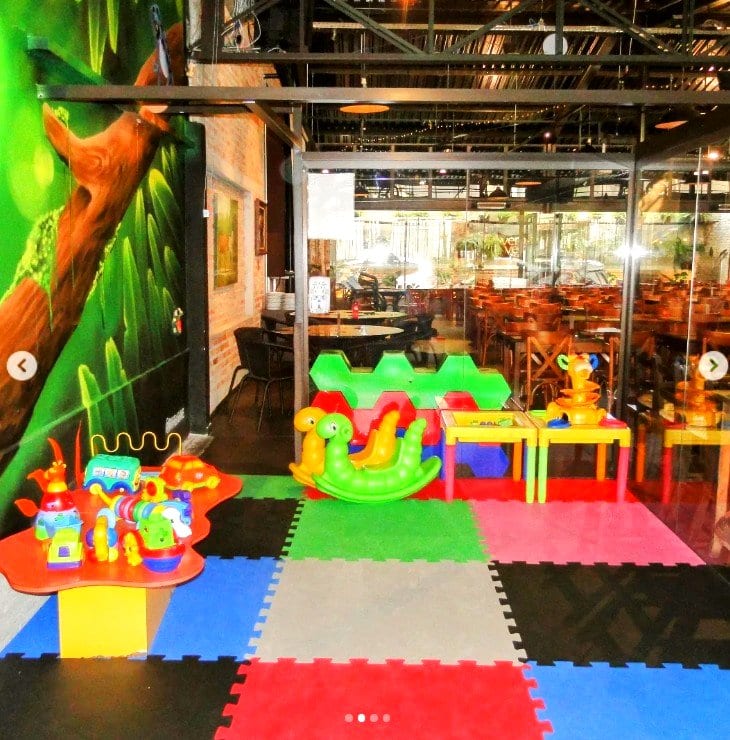 Área kids de Vero Verde Pizzaria