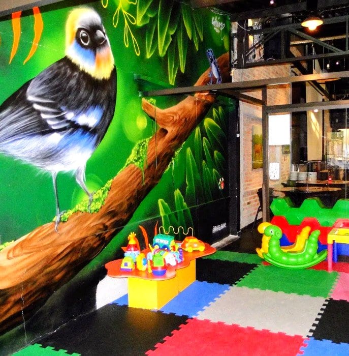 Área kids de Vero Verde Pizzaria