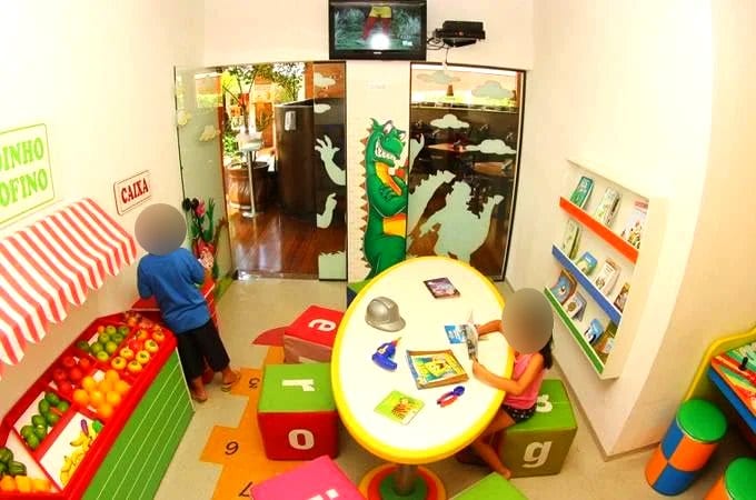 Área kids de Restaurante America Alphaville