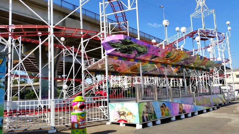Área kids de Parque de Diversões Marisa