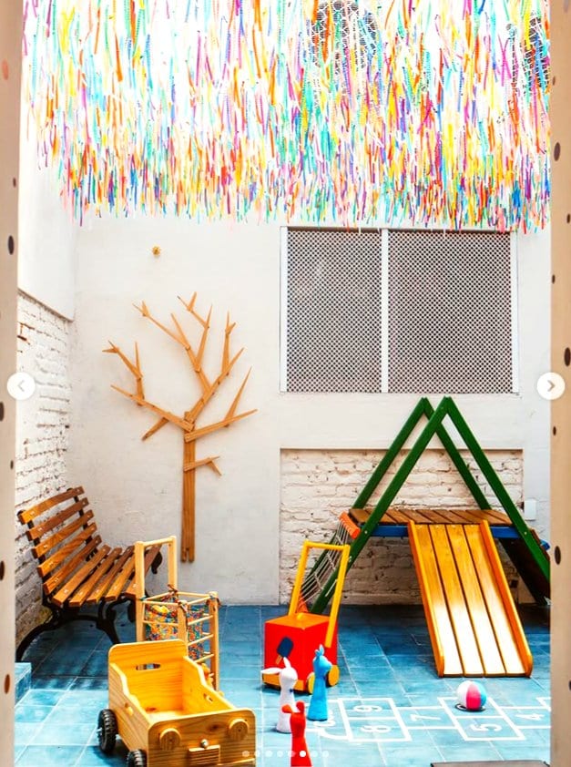 Área kids de Nou restaurante