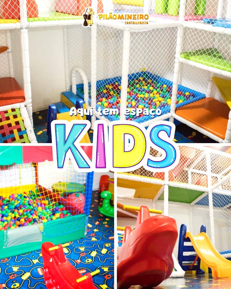 Área kids de Pilão Mineiro Restaurante