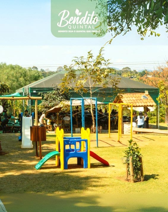 Área kids de Bendito Quintal | Restaurante