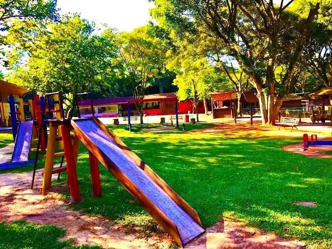 Área kids de Fazendinha Cia dos Bichos