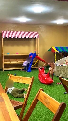 Área kids de DiFera na Vila