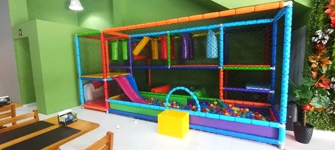 Área kids de Restaurante e Pizzaria Gastrô Siqueira