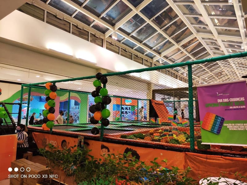Área kids de Jump Mania Alphaville