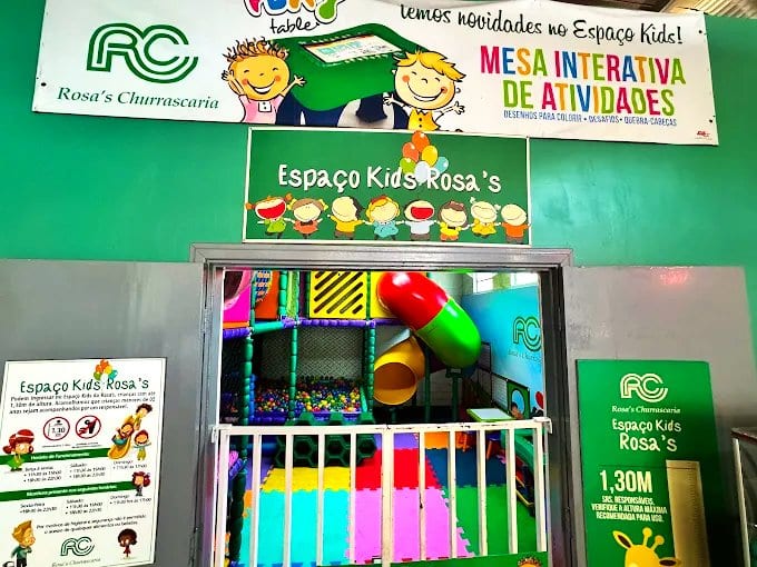 Área kids de Rosa's Churrascaria