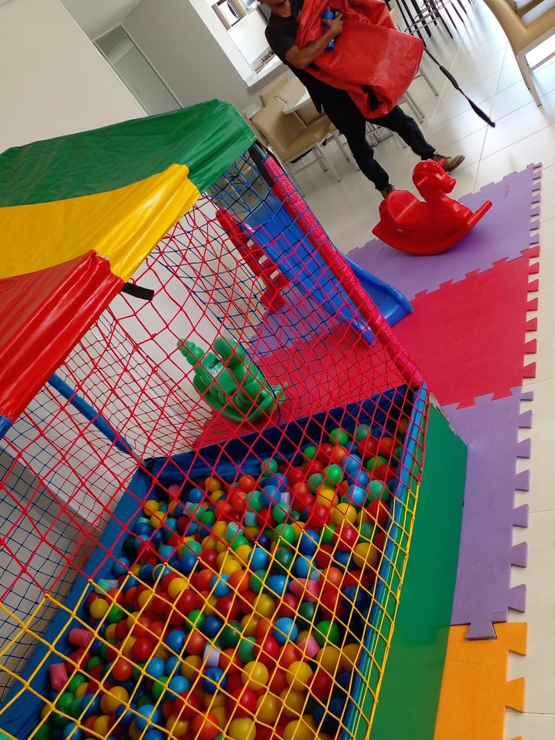 Área kids de Bora Pular?!
