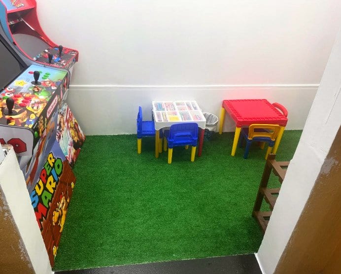 Área kids de Pizza Mario Jundiaí
