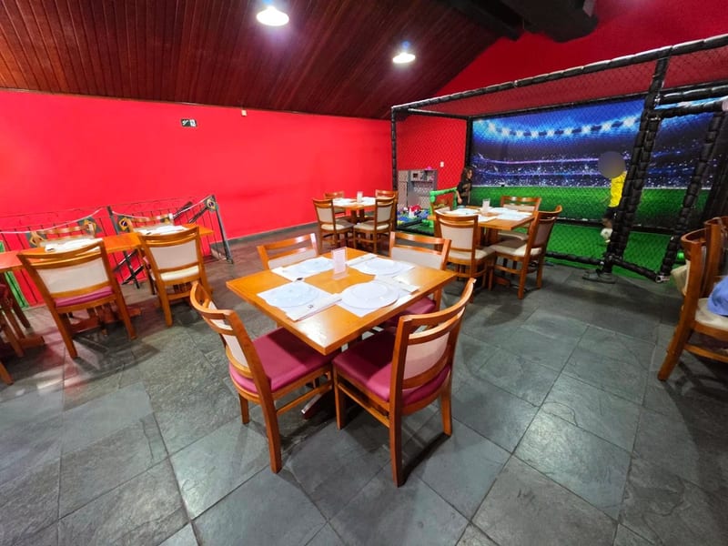 Área kids de Costela de Adão Restaurante
