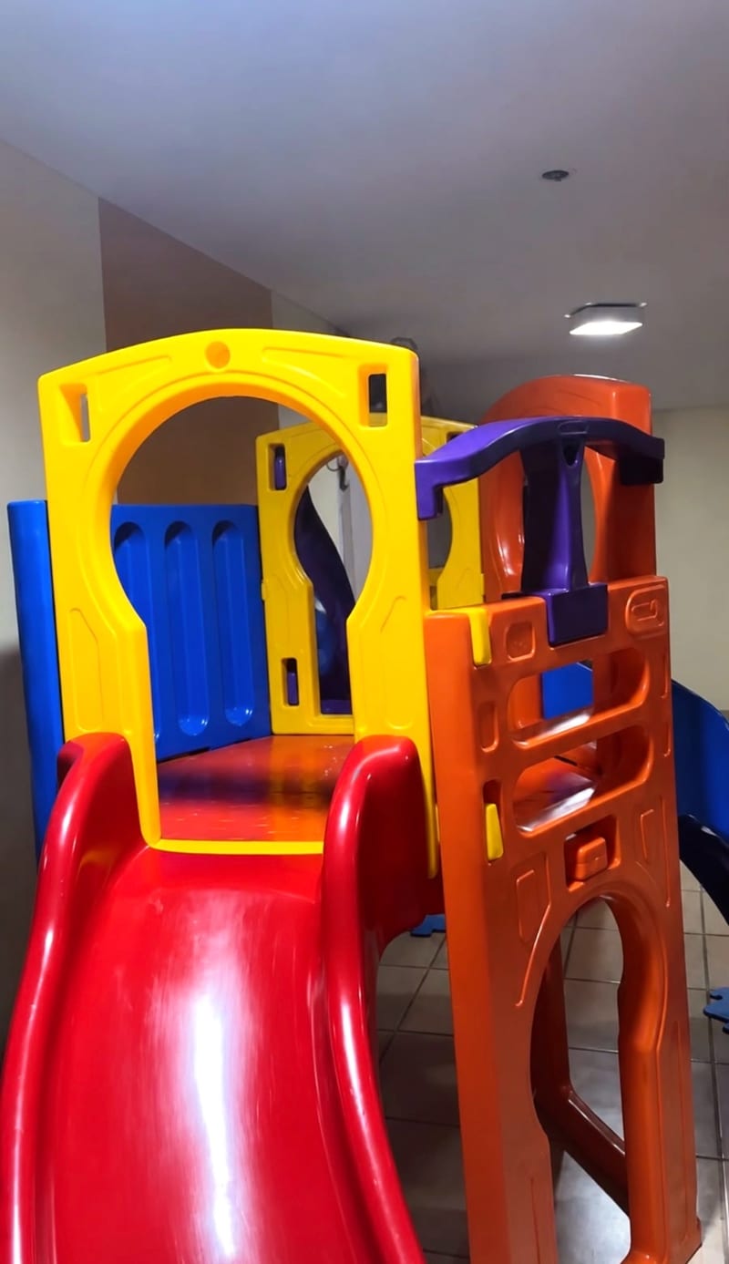 Área kids de Pizzaria Paulicéia