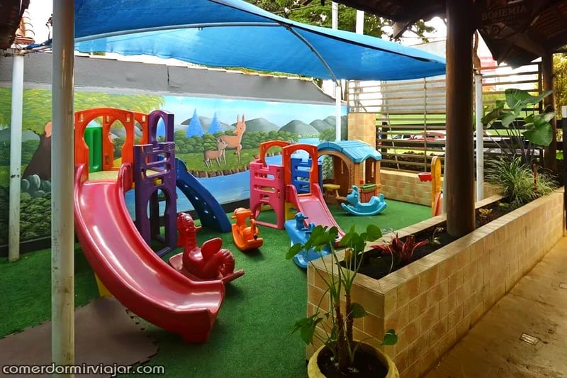 Área kids de Restaurante Chão Nativo