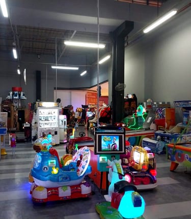 Área kids de Game Station - Franca Shopping