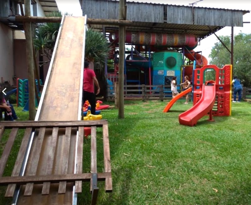 Área kids de Restaurante da Fazendinha
