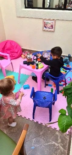 Área kids de Cafeteria Moscardini