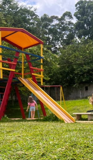 Área kids de Parque dos Trabalhadores