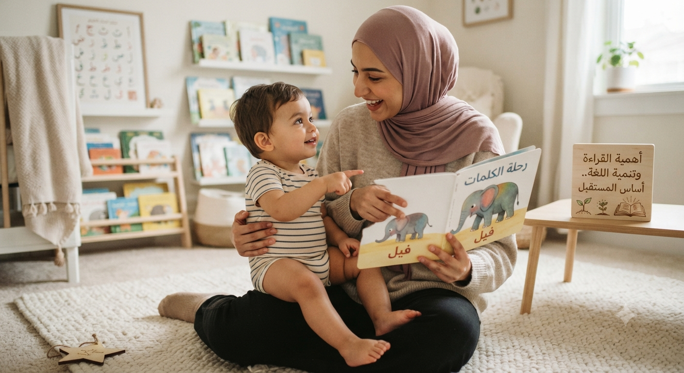 صورة غلاف مقال طبي عن: أهمية القراءة وتنمية اللغة