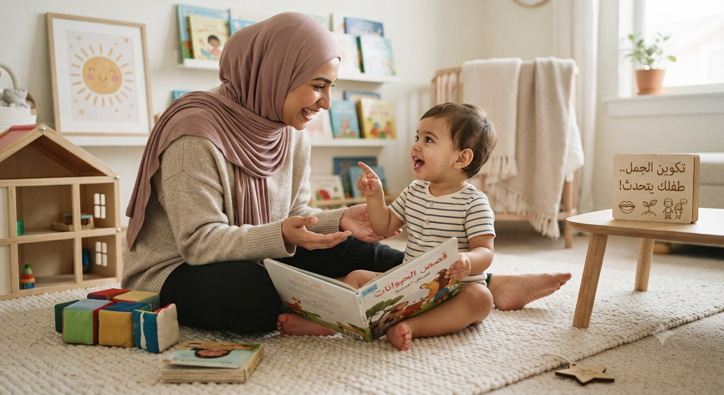 صورة غلاف مقال طبي عن: تكوين الجمل.. طفلك يتحدث!