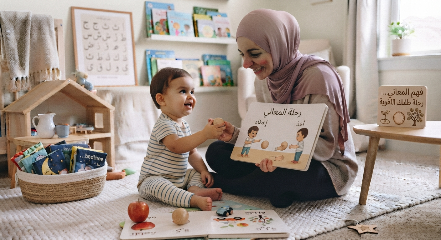 صورة غلاف مقال طبي عن: فهم المعاني: رحلة طفلك اللغوية