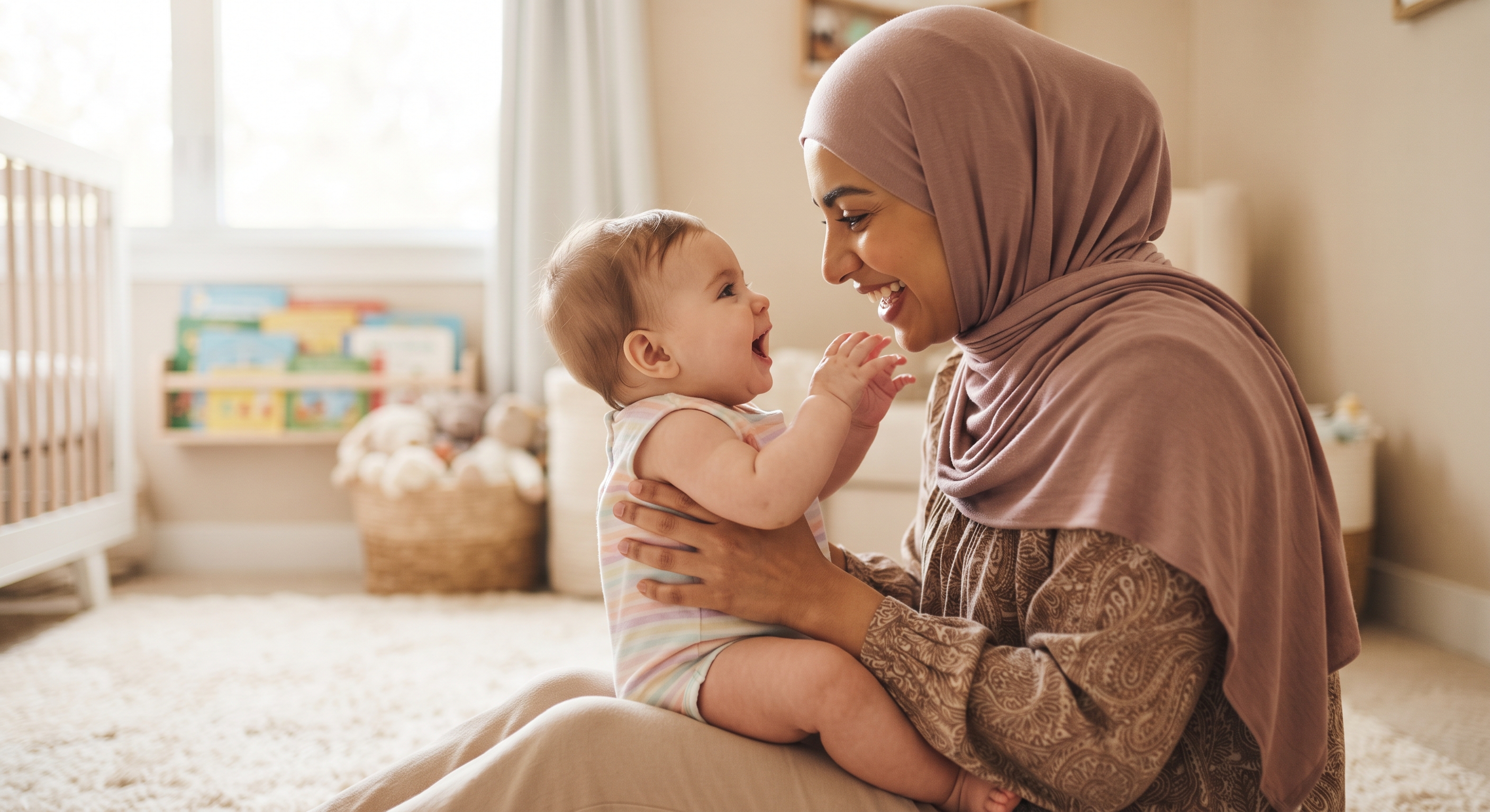 صورة غلاف مقال طبي عن: مناغاة طفلك: بداية اللغة