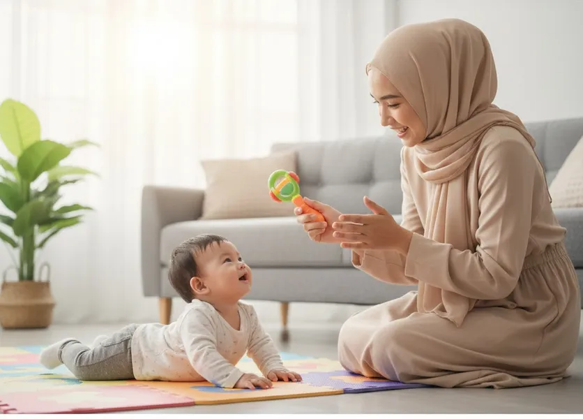 صورة غلاف مقال طبي عن: التحكم بالرأس ووقت اللعب على البطن
