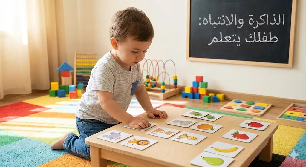 صورة غلاف مقال طبي عن: الذاكرة والانتباه: طفلك يتعلم