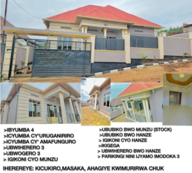 4-Bedroom House in Mayange, Bugesera for Sale