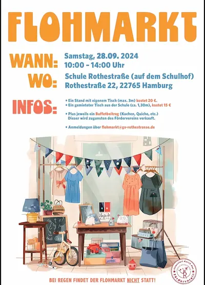 Flohmarkt Schule Rothestraße