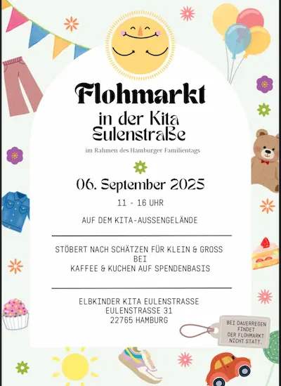 Familienfest und Flohmarkt der Kita Eulennest 