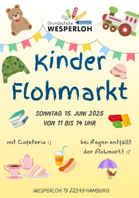 Kinder Flohmarkt Grundschule Wesperloh 