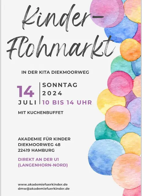 KINDER-FLOHMARKT IN DER KITA DIEKMOORWEG