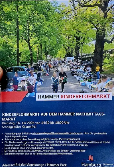 Kinder-Flohmarkt Hammer Nachmittags Markt