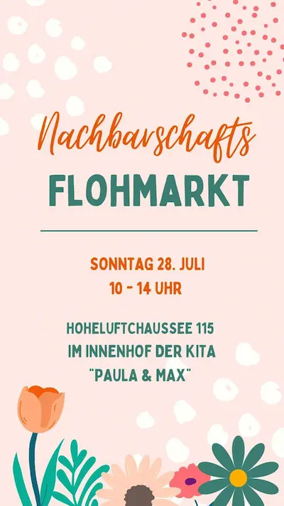 Nachbarschaft Flohmarkt 