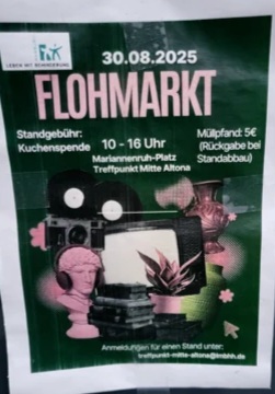 Flohmarkt am Mariannenruh-Platz 