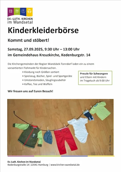 Kinderkleiderbörse  Gemeindehaus Kreuzkirche