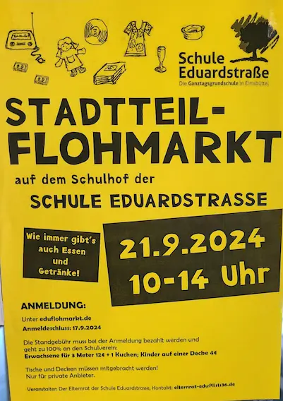 STADTTEIL-FLOHMARKT GRUNDSCHULE EDUARDSTRASSE