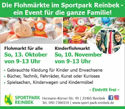 Kinder-Indoor-Flohmarkt Sportpark Reinbek
