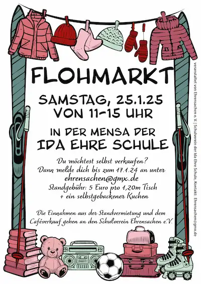 Flohmarkt Ida Ehre Schule