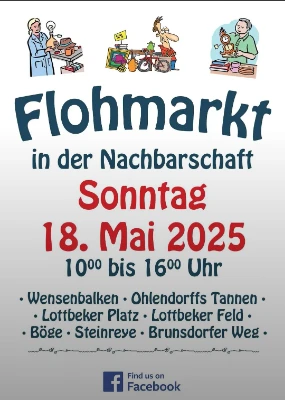 Flohmarkt in der Nachbarschaft Volksdorf 