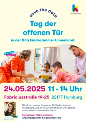 Flohmarkt und Tag de öffenen Tür Kita Kinderzimmer