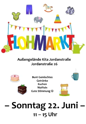 Flohmarkt bei der Kita Jordanstraße
