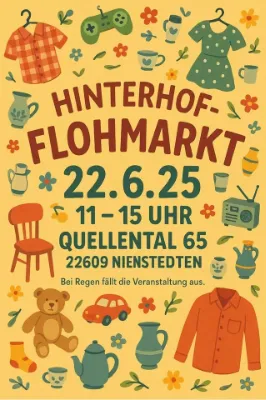 Hinterhof-Flohmarkt in Nienstedten