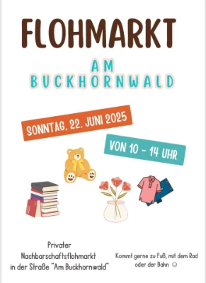 Straßen-Flohmarkt „Am Buckhornwald“