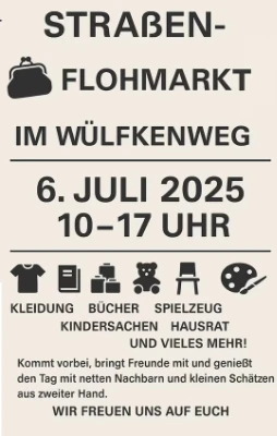 Straßenflohmarkt im Wülfkenweg