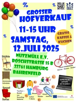 Großer Hofverkauf bei Nutzmüll e.V.