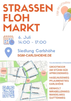 Strassen-Flohmarkt Siedlung Carlshoehe