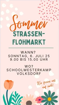 Strassen-Flohmarkt im Schoolmesterkamp