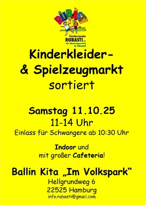 Nummern-Flohmarkt - Ballin Kita im Volkspark